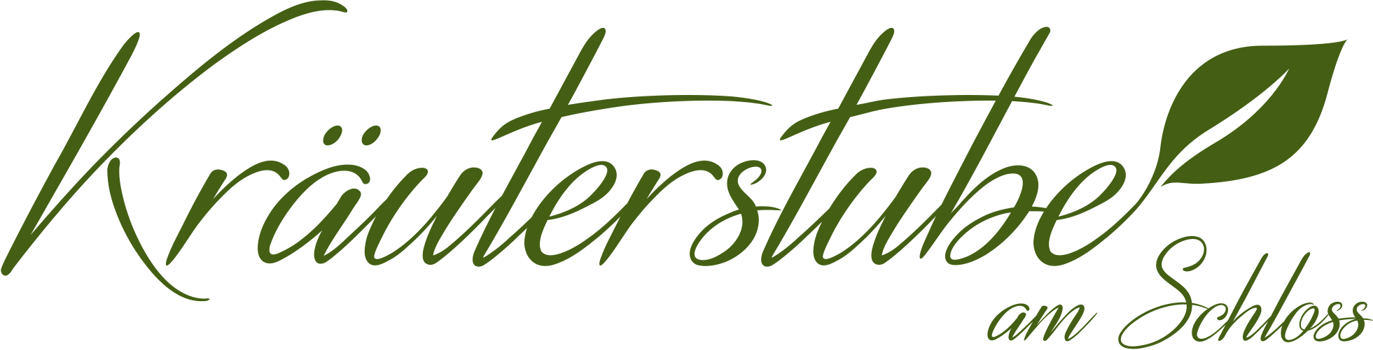 Kräuterstube am Schloss – Logo-Schriftzug